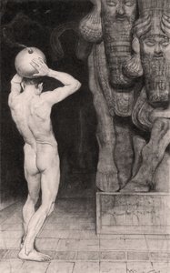 Der Anarchist, 1894 (kulgrafit om bord)