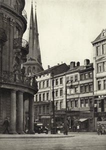 Berlin: Blick in die Poststrasse; Poststrasse (s/h foto) af Sasha Stone