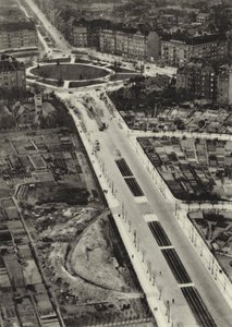 Berlin: Reichsstrasse, Reichskanzlerplatz (s/h-foto)