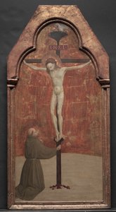 St. Frans knæler foran Kristus på korset, 1437-1444.