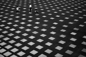 Mennesker på geometrisk grund