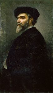 Selvportræt af Saverio Francesco Altamura (1822-1897), olie på lærred