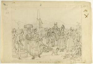 Markedsscenen af Saverio della Gatta