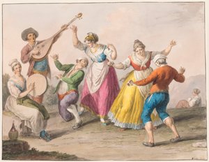 Vand farve; Tarantella dansere