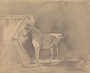 En hest, der græsser af Sawrey Gilpin