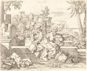 Hjemkomsten fra Egypten af Sébastien Bourdon