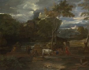 Arkens tilbagevenden, 1659 af Sébastien Bourdon