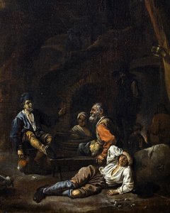 Kræmmernes måltid af Sébastien Bourdon