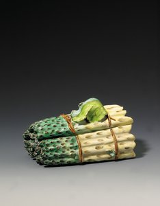 Aspargesterrin og låg, ca.1750 af Sceaux Factory