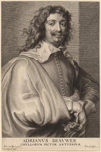 Adriaen Brouwer af Schelte Adams Bolswert after Sir Anthony van Dyck