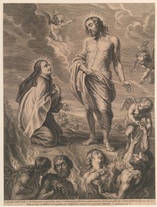 H. Theresia går i forbøn for Bernardino de Mendoza af Schelte Adamsz. Bolswert