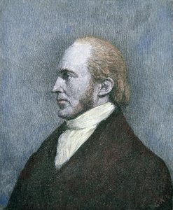 Aaron Burr (1756-1836) (farvestik) af School American