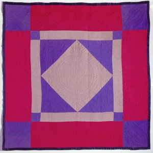 Amish Quilt, slutningen af det 19. og begyndelsen af det 20. århundrede (uld, bomuld og quiltning) af School American