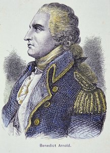 Benedict Arnold (farve litho) af School American