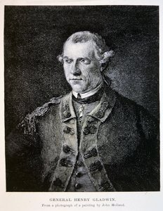 General Henry Gladwin, fra et fotografi af et maleri af John Holland (litho) af School American