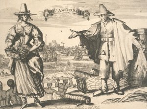 New Amsterdam (gravering) af School American