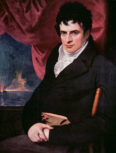 Robert Fulton (1765-1815) (olie på lærred) af School American