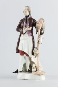 Stylist, mandsfigur (porcelæn)