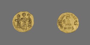 Solidus (mønt) af Heraclius, 638 AD - 641 AD (guld)