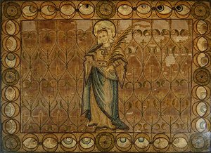 Saint Lucy (broderi) af School Catalan