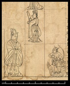 Almanak for AD 978, Dunhuang Mogao, Kina, ca. 978 (blæk på papir) af School Chinese