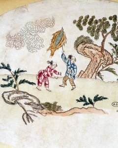 Kite-tegn - kinesisk print af School Chinese
