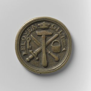 Smedelauget i Amsterdam tilstedeværelsestoken, ca. 1700 (messing)