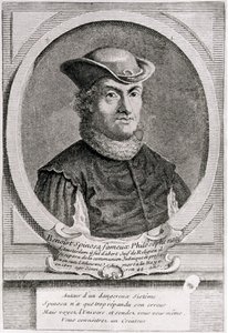 Portræt af Baruch eller Benedict Spinoza (1632-77), hollandsk filosof (kobberstik)
