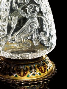 Fatimid ewer, Egypten, 975-1025, monteret af Jean-Valentin Morel, Sevres af School Egyptian