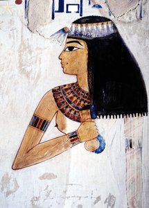Luxor Theben: Vestbredden, Necropole des Nobles, Vallee des Nobles. Mennas grav (18. dynasti). af School Egyptian