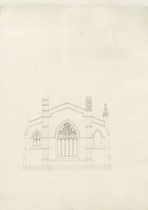 Burton-upon-Trent - Holy Trinity Church: tegning, nd [?1820