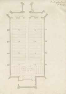Burton-upon-Trent - Holy Trinity Church: tegning, nd [?1820