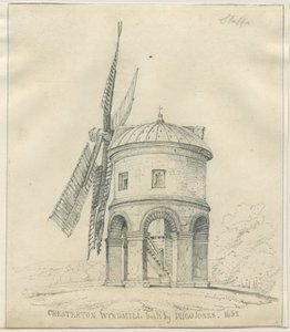 Chesterton - Windmill: blyantstegning, og [?17. århundrede] (tegning)