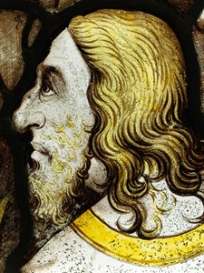 Bevaret sektion fra Great East Window ved York Minster: 