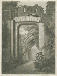 Dudley Castle - Indgangen: radering af School English