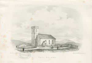 Foxt Church: Lithograph, ND [C 1840] (Print) af School English