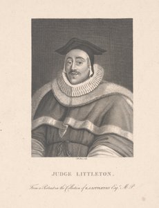 Dommer Littleton, graveret af C. M. Dien (gravering) af School English