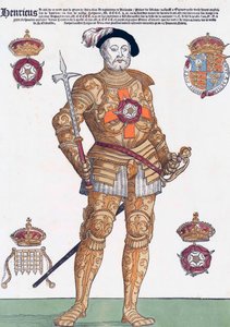 Kong Henrik VIII af England (print) af School English