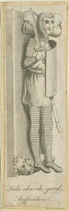 Porre kirkegård - Ridder: gravering, og [?1700-tallet] (tryk) af School English