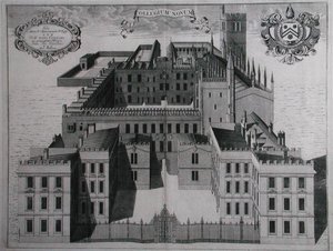 New College, Oxford (gravering) af School English