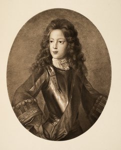 Prins James Francis Edward Stuart, pub. 1902 (collotype) af School English