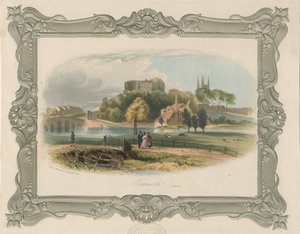 Tamworth Castle: stålgravering (tonet), nd [c 1841] (tryk) af School English