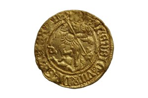Tudor mønt fra Asthall Hoard af School English