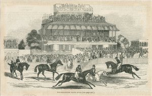 Wolverhampton - Grand Stand: træsnitsgravering, nd [c 1844] (tryk) af School English