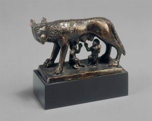 Romulus og Remus dies af en hun-ulv af School Florentine