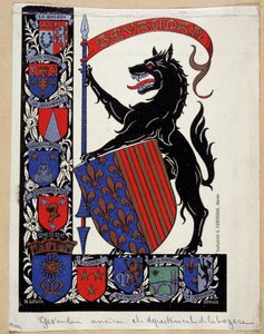 Frakke af Gevaudan. (Bete) af School French