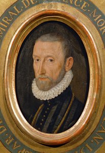Gaspard de Coligny, admiral, statsmand, leder af huguenotpartiet, myrdet under St ... af School French