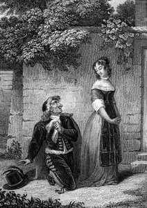 Skolen for kvinder gravering fra "" værker" af Jean-Baptiste Poquelin dit Moliere (Jean Baptiste Poquelin af School French