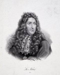 Portræt af Andre Le Notre (Lenotre af School French