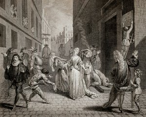 Terror (1793-1794): Italienske komikere (fortolkende karakterer fra Commedia dell